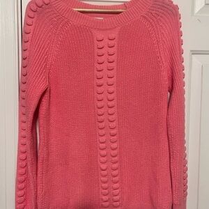 Crown & Ivy Bubble Knit Pink Sweater